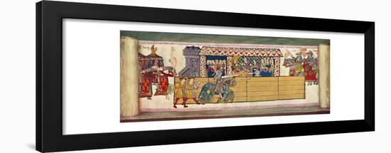 'Jousts at Westminster. February 13th, 1510', 1511, (1903)-Unknown-Framed Giclee Print