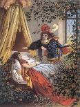 Sleeping Beauty: The Prince Approaches the Enchanted Castle-Jouvet-Stretched Canvas