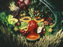 A Face Made from Vegetables and Fruit-jovandenberg-Photographic Print