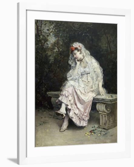 Joven Dama En Un Jardin-Raimundo Madrazo-Framed Giclee Print