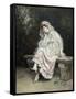 Joven Dama En Un Jardin-Raimundo Madrazo-Framed Stretched Canvas