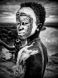 A Boy of the Karo Tribe. Omo Valley (Ethiopia)-Joxe Inazio Kuesta-Stretched Canvas