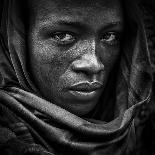 A Boy of the Karo Tribe. Omo Valley (Ethiopia)-Joxe Inazio Kuesta-Framed Stretched Canvas