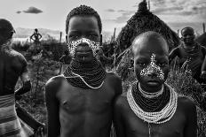 A Boy of the Karo Tribe. Omo Valley (Ethiopia)-Joxe Inazio Kuesta-Stretched Canvas