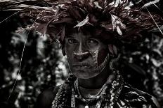 A Boy of the Karo Tribe. Omo Valley (Ethiopia)-Joxe Inazio Kuesta-Stretched Canvas