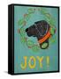 Joy Black-Stephen Huneck-Framed Stretched Canvas