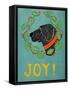 Joy Black-Stephen Huneck-Framed Stretched Canvas