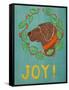 Joy Choc-Stephen Huneck-Framed Stretched Canvas