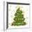 Joy Christmas Tree-Tina Lavoie-Framed Giclee Print