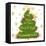 Joy Christmas Tree-Tina Lavoie-Framed Stretched Canvas