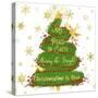 Joy Christmas Tree-Tina Lavoie-Stretched Canvas