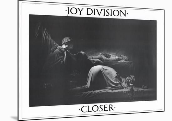 Joy Division Closer Music Poster Ian Curtis-null-Mounted Poster