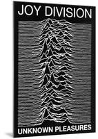 Joy Division punk Poster Unknown Pleasures Ian Curtis-null-Mounted Poster