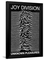 Joy Division punk Poster Unknown Pleasures Ian Curtis-null-Framed Poster