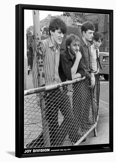 Joy Division-Stockport July 79-null-Framed Poster