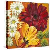 Joy Flowers-Jenaya Jackson-Stretched Canvas