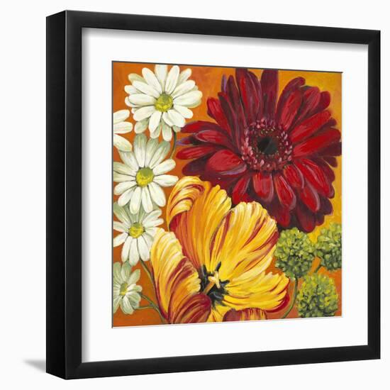 Joy Flowers-Jenaya Jackson-Framed Art Print