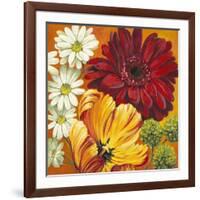 Joy Flowers-Jenaya Jackson-Framed Art Print