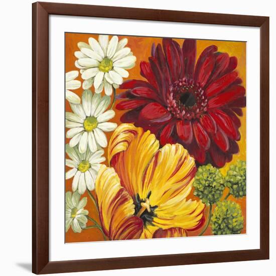 Joy Flowers-Jenaya Jackson-Framed Art Print