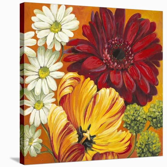 Joy Flowers-Jenaya Jackson-Stretched Canvas