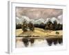 Joy of Light, Near Leeds Castle, 2010-Cruz Jurado Traverso-Framed Giclee Print