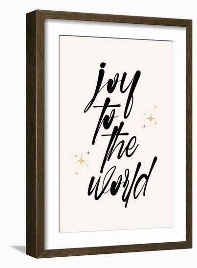 Joy to the World-Kubistika-Framed Giclee Print