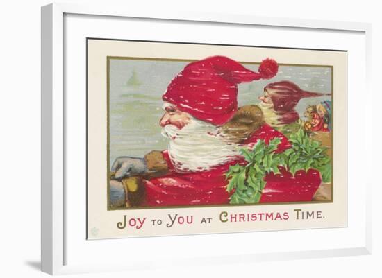 Joy to You at Christmas Time-null-Framed Giclee Print