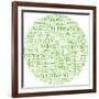 Joy. Word Collage On White Background. Illustration With Different Association Terms-Login-Framed Premium Giclee Print