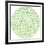 Joy. Word Collage On White Background. Illustration With Different Association Terms-Login-Framed Premium Giclee Print