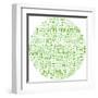 Joy. Word Collage On White Background. Illustration With Different Association Terms-Login-Framed Art Print