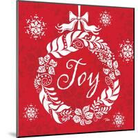 Joy Wreath-Teresa Woo-Mounted Art Print