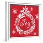 Joy Wreath-Teresa Woo-Framed Premium Giclee Print