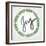 Joy Wreath-Anna Quach-Framed Art Print