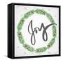 Joy Wreath-Anna Quach-Framed Stretched Canvas