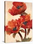 Poppies II-Joyce H^ Kamikura-Framed Giclee Print