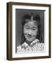 Joyce Yuki Nakamura at Manzanar, 1943-Ansel Adams-Framed Premium Photographic Print