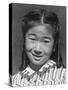 Joyce Yuki Nakamura at Manzanar, 1943-Ansel Adams-Stretched Canvas