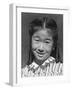 Joyce Yuki Nakamura at Manzanar, 1943-Ansel Adams-Framed Photographic Print