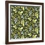 Joyeux Noel Pattern-Yachal Design-Framed Giclee Print