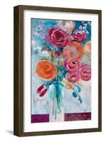 Joyful Blooms-Jurgen Gottschlag-Framed Art Print