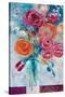 Joyful Blooms-Jurgen Gottschlag-Stretched Canvas