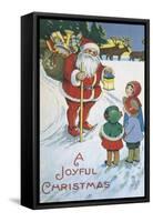 Joyful Christmas-null-Framed Stretched Canvas