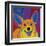 Joyful Corgi-Angela Bond-Framed Art Print