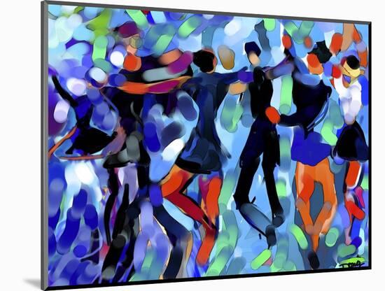 Joyful Dance-Diana Ong-Mounted Giclee Print