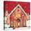 Joyful Gingerbread Village I-Elizabeth Medley-Stretched Canvas