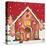 Joyful Gingerbread Village I-Elizabeth Medley-Stretched Canvas