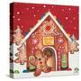 Joyful Gingerbread Village I-Elizabeth Medley-Stretched Canvas