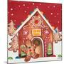 Joyful Gingerbread Village I-Elizabeth Medley-Mounted Art Print