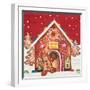 Joyful Gingerbread Village I-Elizabeth Medley-Framed Art Print