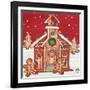 Joyful Gingerbread Village II-Elizabeth Medley-Framed Art Print